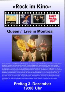 Rock im Kino: Queen “Live in Montreal”