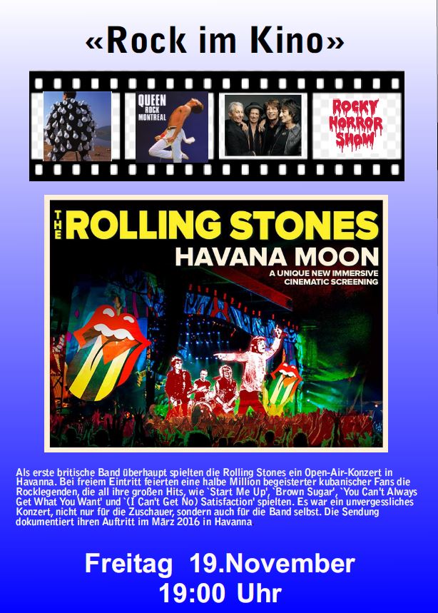 Rock im Kino: The Rolling Stones Havana Moon